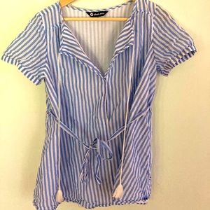 ⭐️3/$14⭐️ Cotton striped summer blouse